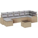  Set sofe s jastukom s pohranom 8 pcs Bež poliratan | shoptok.hr