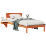  Konstrukcija postelje z vzglavjem Voskast rjav 80 x 200 cm, (5000125969) | Shoptok.si