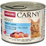  Varčno pakiranje Animonda Carny Adult 12 x 200 g - Piščanec & losos | shoptok.hr