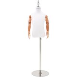  Podesiva lutka 120-150 cm s postoljem Uniseks PP Bijela | shoptok.hr