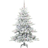 vidaXL Umjetno božićno drvce s nogom with LEDs s stalakom 150cm PVC | shoptok.hr