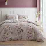 Bianca Rožnata bombažna posteljnina za zakonsko posteljo/podaljšana 230x220 cm Francesca Floral – | Shoptok.si