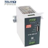 Mean Well XTR-480-24 – 480W trofazno DIN šinsko napajanje 24V, ultra slim ( 4974 ) | ePonuda.com