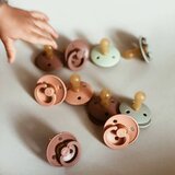 Bibs Colour Natural Rubber Size 1: 0+ months duda Cloud / Blush 2 kos | Shoptok.si
