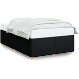  Okvir za krevet crni 120 x 200 cm od tkanine Cijene