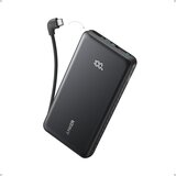 Anker Zolo Powerbank 10000 mAh, 22,5W s ugrađenim USB-C kabelom, crn | shoptok.hr
