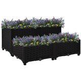 Furnova Visoka greda 80x80x38 cm polipropilen, (21920503) Cene