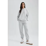 Defacto jogger With Pockets Thick Sweatshirt Fabric Pants
