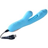 Zenn Vibrator Rabbit Sucking Flap Blue | Shoptok.si
