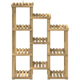  Stalak za biljke Bijela 85 x 30 x 114,5 cm Čvrsto drvo akacije | shoptok.hr