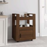  Kolica boja hrasta 60 x 45 x 80 cm konstruirano drvo | shoptok.hr