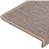  Prostirke za stepenice 15 kom 65x21x4 cm svijetlosmeđe pravokutne rubove | shoptok.hr