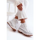 EVENTO White Platform High Top Women's Sneakers Valvia | Shoptok.si