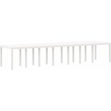 Stol za vrt Bijelo 400 x 100 x 73 cm poliratan | shoptok.hr