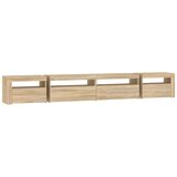 TV ormarić s LED svjetlima boja hrasta sonome 270x35x40 cm | shoptok.hr