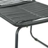  9-dijelni vrtni blagovaonski set od PVC ratana crni | shoptok.hr