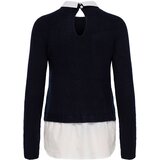 Only Pulover 'ONLDOLLY' nočno modra / bela | Shoptok.si