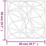  Zidne panele 24 pcs Zelena 50 x 50 cm XPS pjena - Zelena 24 | shoptok.hr