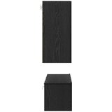 vidaXL Komplet TV omaric s polico 6 pcs Črni hrast 60 x 30 x 30 cm | Shoptok.si
