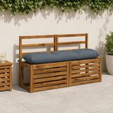  Jastučić za klupu VIANEN 100% poliester Plava 110 x 30 x 12 cm | shoptok.hr