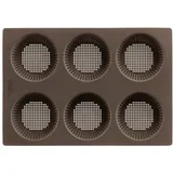 silikonski pekač za kruh 6 delni MINIŽEMLJICE P.BREAD ROLS 8CM 0202300M10M