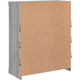 vidaXL Komoda z LED lučkami siva sonoma 81x37x100 cm | Shoptok.si