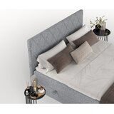 Maison de Rêve Sivi boxspring krevet s prostorom za odlaganje 180x200 cm Gwen – | shoptok.hr