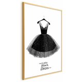  Plakat - Little Black Dress 29.7x42 Zlatni okvir | shoptok.hr
