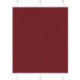 vidaXL Plisirana žaluzija Bordeaux Red 105x150 cm Širina tkanine | Shoptok.si