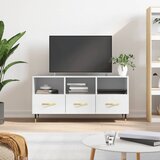 TV ormarić sjajni bijeli 102 x 36 x 50 cm od konstruiranog drva | shoptok.hr