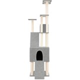  Penjalica za mačke sa stupovima za grebanje svjetlosiva 190 cm | Eponuda.com