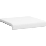  Jastučić za klupu 2 kom. Tkanina Bijela Dubina 35 cm | shoptok.hr