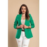 Fenzy Moderan Dugi Sako S Klasičnim Ovratnikom Turina, Zeleni | shoptok.hr