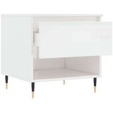  Stolić za kavu sjajni bijeli 50 x 46 x 50 cm konstruirano drvo | shoptok.hr