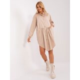 ZULUNA Dress-CHA-SK-1027-2.68-beige | Shoptok.si