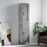 The Living Store Visoka omara betonsko siva 34,5x34x180 cm inženirski les - Visoka Omarica, (21435636) Cene