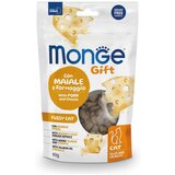 Monge Gift punjeni hrskavi jastučići za odrasle mačke, svinjetina i sir Cene