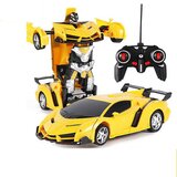 Auto na daljinsko upravljanje Transformer 2u1 - žuti | shoptok.hr