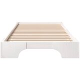  Krevetna konstrukcija Bijelo 80 x 210 cm Čvrsto borovo drvo | Eponuda.com
