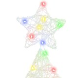 vidaXL Božično drevo med 100 LED večbarvno 120 cm Akril | Shoptok.si