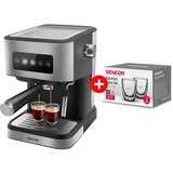 Sencor Aparat za espresso SES 4020SS + Espresso čaše 2kom SGX 001 | Eponuda.com