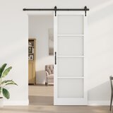vidaXL Notranja vrata z steklom "ORKDAL" Bela 83x232x4 cm | Shoptok.si