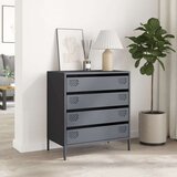 vidaXL Komoda antracit 68x39x73,5 cm od hladno valjanog čelika | shoptok.hr