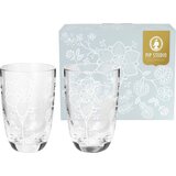 Pip Studio Lily & Lotus - longdrink kozarci Flower White - komplet 2 kosov - 2 kos. Cene