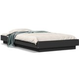  Okvir za krevet crni 75 x 190 cm od konstruiranog drva | shoptok.hr