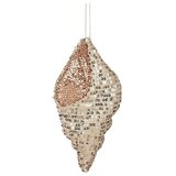  ukrasi za božićno drvce školjka (bež, poliester, 1 kom., 9 x 2,5 x 16,5 cm) | shoptok.hr