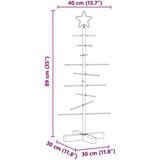 vidaXL Kovinsko božično drevesce Črna 90 cm Jeklo s prašnim premazom | Shoptok.si