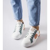 Gemre White Sneakers with Colorful Inserts Passaic | Shoptok.si