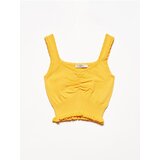 Dilvin Women's Orange Collar Pleated Strap Athlete | Shoptok.si