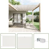  The Living Store Vertikalna markiza bela 180x270 cm tkanina oxford - Vertikalna Markiza, (21742694) Cene
